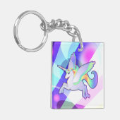 Porte-clés Arc-en-ciel Alicorn (Devant gauche)