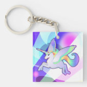 Porte-clés Arc-en-ciel Alicorn (Devant)