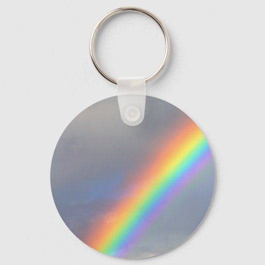 Porte-clés arc-en-ciel bleu violet (Recto)