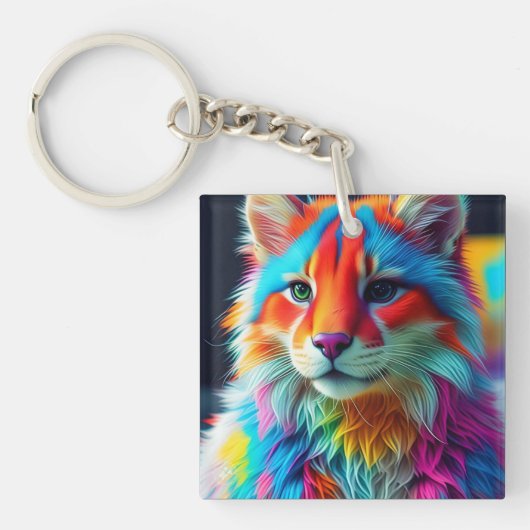 Porte-clés Arc-en-ciel Cat-68587 (Devant)