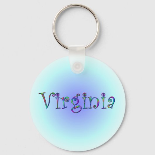 Porte-clés arc-en-ciel de Virginie (Recto)