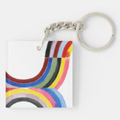 Porte-clés Arc-en-ciel déconstruit - vertical (Dos)