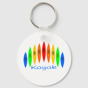 Porte-clés Arc-en-ciel des kayaks