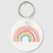 Porte-clés Arc-en-ciel pastel (Recto)