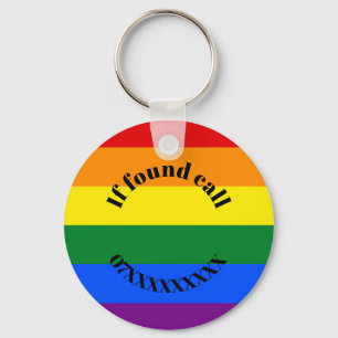 Porte-clés arc-en-ciel personnalisé - Design2