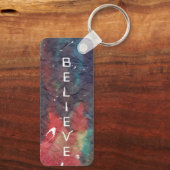 Porte-clés arc-en-ciel tie-dye (Verso)