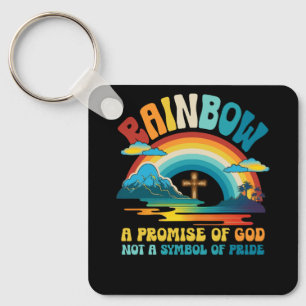 Porte-clés Arc En Ciel Une Promesse De Dieu Pas Un Symbole De