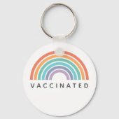 Porte-clés Arc-en-ciel vacciné | Vaccin Convid Coronavirus (Recto)