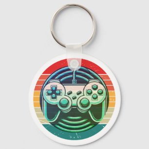 Porte-clés Arcade de jeux vidéo rétro