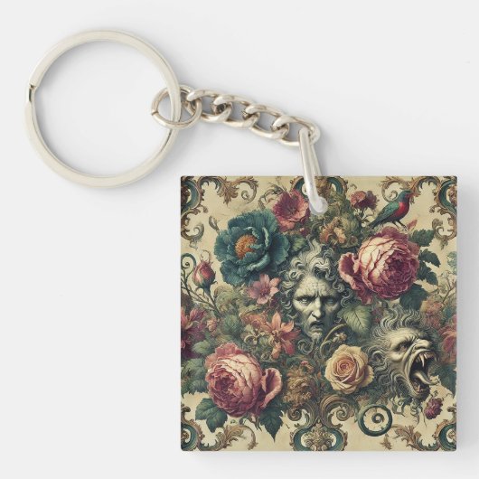 Porte-clés Arcane Atelier - Signature gothique (Devant)