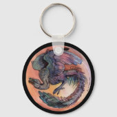 Porte-clés Archaeopteryx ronde (Recto)
