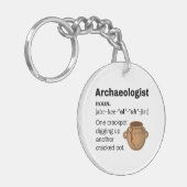 Porte-clés Archeologiste Définition Crackpot (Devant gauche)