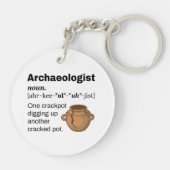 Porte-clés Archeologiste Définition Crackpot (Dos)
