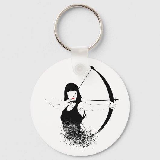 Porte-clés Archer féminin (Recto)