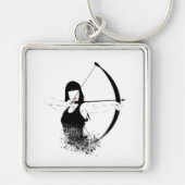 Porte-clés Archer féminin (Devant)