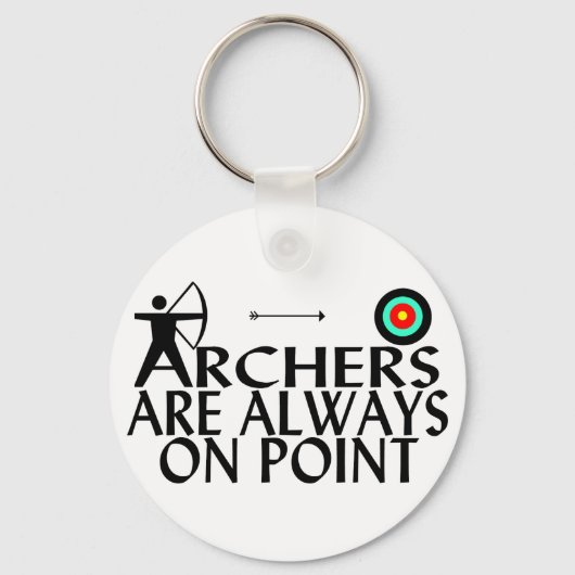 Porte-clés Archer sur le point (Recto)