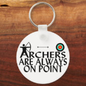 Porte-clés Archer sur le point (Recto)