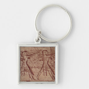 Porte-clés Archers, détail de la chasse de Ramesses III