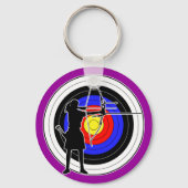 Porte-clés Archery & target 2 (Recto)