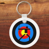 Porte-clés Archery Target and Archer (Recto)