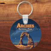 Porte-clés Arches Parc National Utah Delicate Arch Moab (Verso)