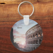 Porte-clés Architecture antique Rome coucher de soleil ville (Verso)