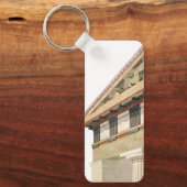 Porte-clés Architecture grecque vintage, Temple d'Athéna (Recto)