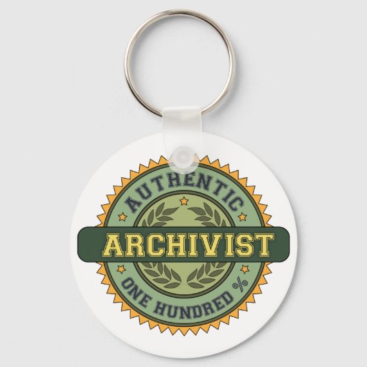 Porte-clés Archiviste authentique (Recto)