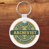 Porte-clés Archiviste authentique (Recto)