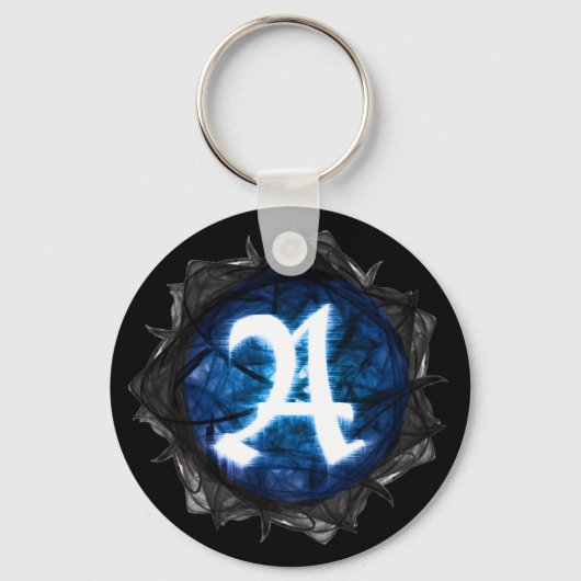 Porte-clés Arctiris Clé Bleu (Recto)