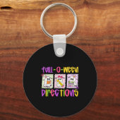 Porte-clés Are You Fall-o-ween Directions Funny Teacher Hallo (Recto)