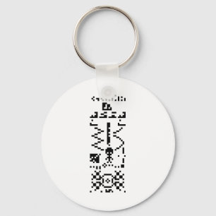 Porte-clés Arecibo Binary Message Reply