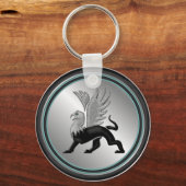 Porte-clés Argent Griffin (Recto)