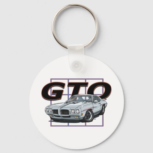 Porte-clés Argent GTO 1970 (Recto)