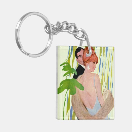 Porte-clés Argent sur son esprit (Devant gauche)