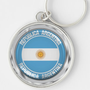 Porte-clés Argentina Round Emblem