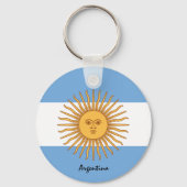 Porte-clés Argentine Drapeau & Argentine patriotes / sports (Recto)