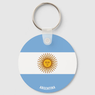 Porte-clés Argentine Drapeau charmant patriotique