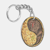 Porte-clés Aries et singe de la Terre (Devant gauche)