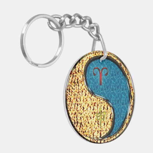 Porte-clés Aries et singe de l'eau (Devant gauche)