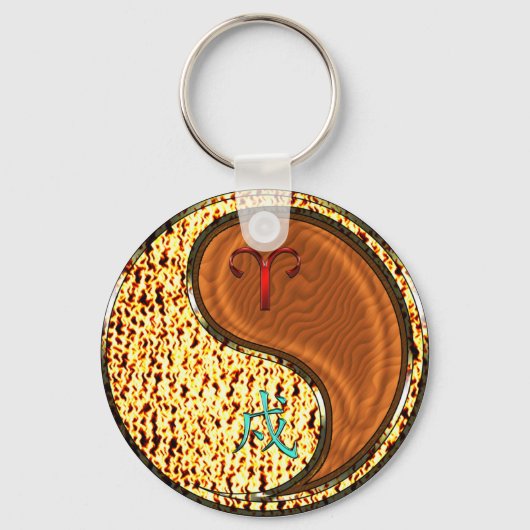 Porte-clés Aries et Wood Dog (Recto)