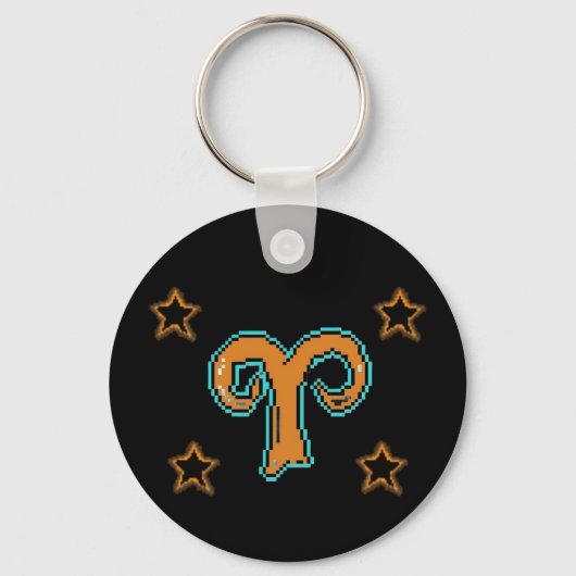 Porte-clés ARIES Étoiles (Recto)
