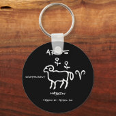 Porte-clés Aries personnalisé (Recto)