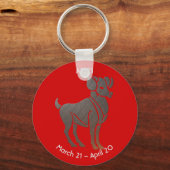 Porte-clés Aries Zodiac (Recto)