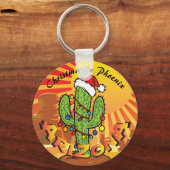 Porte-clés ARIZONA Christmas Saguaro Cactus CHANGE VILLE (Recto)