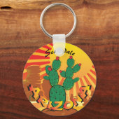 Porte-clés ARIZONA coucher de soleil Prickly Pear CHANGE VILL (Recto)