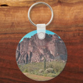 Porte-clés Arizona Desert Mountain Photo Paysage (Recto)