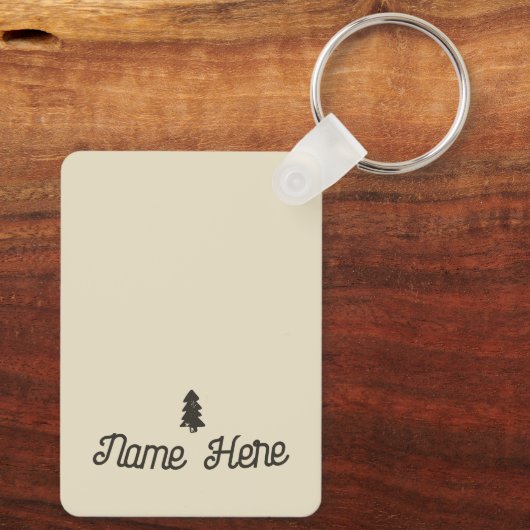 Porte-clés Arizona Desert Sunset Road Trip Cactus Phoenix (Verso)