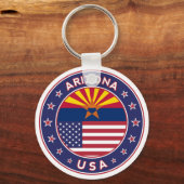 Porte-clés Arizona, États-Unis (Recto)