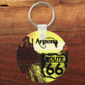Porte-clés Arizona Route 66 Ouest (Recto)